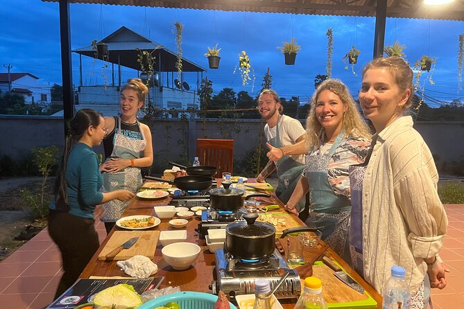 3-Hour Siem Reap Guided Cooking Class and Market with Pick up - Eating What You Prepared