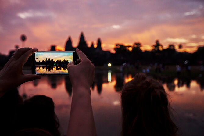 Angkor Sunrise Small Group Tour Inclusive Breakfast and lunch - Angkor Wat at sunrise, the emotional high point