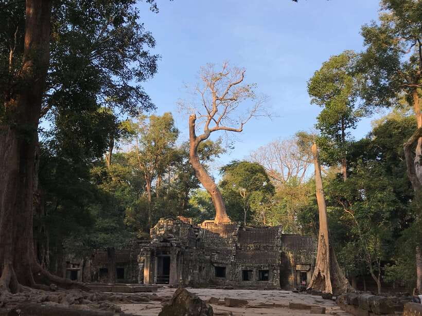 Angkor Wat by Vintage Jeep – Private Tour (Optional Sunrise) - Angkor Thom and Bayon’s stone faces