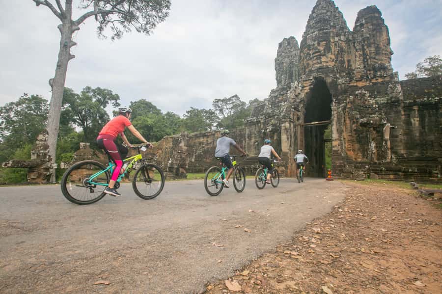 Angkor Wat: Guided Sunrise Bike Tour w/ Breakfast and Lunch - Ta Prohm, the Tomb Raider temple