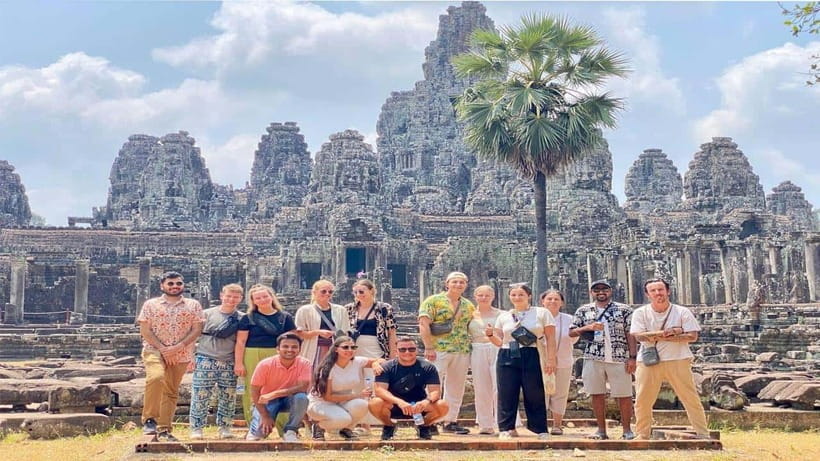Angkor Wat Guided Sunrise Tour - Bayon’s stone faces and layered meaning