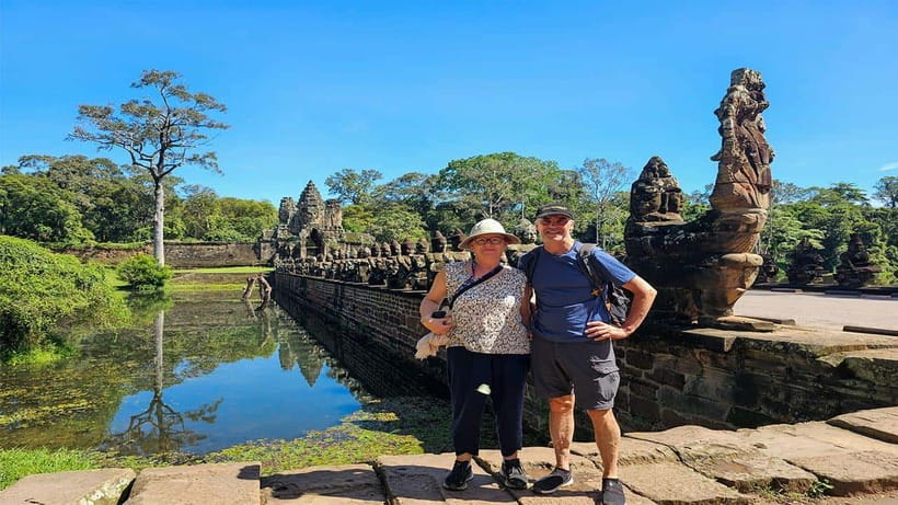Angkor Wat Guided Sunrise Tour - Returning to Angkor Wat in daylight