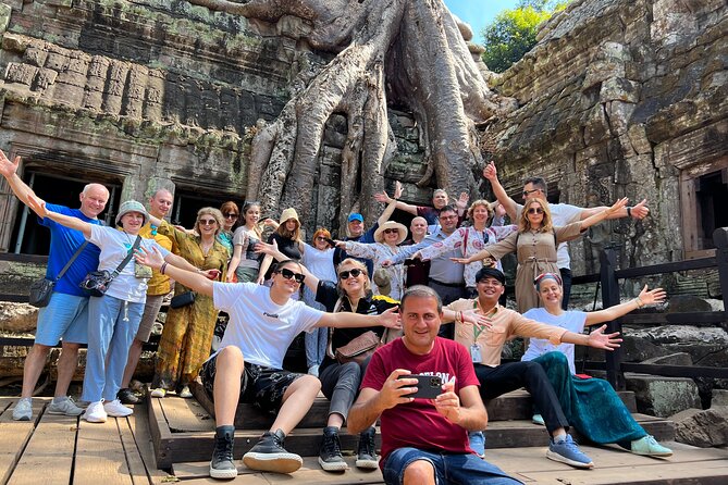 Angkor Wat Small Group Tour and Sunset with Lunch Included - Ta Prohm, where trees share the ruins