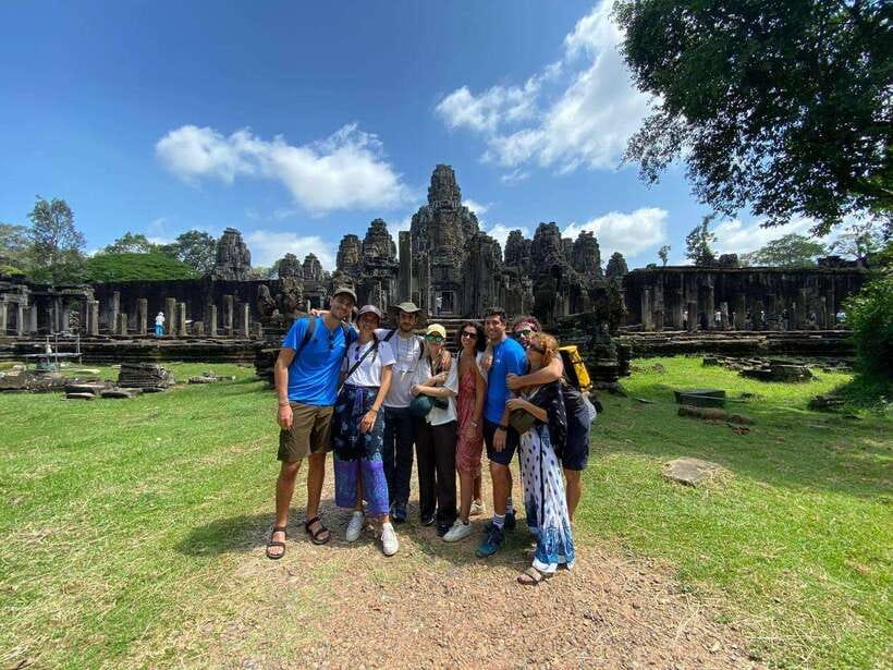 Angkor Wat Sunrise Shared Tours: Bayon-Ta Prohm-Banteay Srei - Bayon and the faces of Angkor Thom