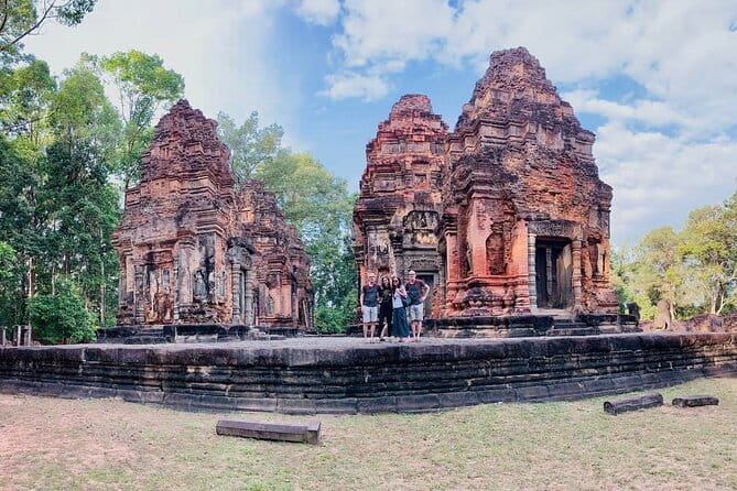 Bakong Temples & Floating Village Tour - Crossing from temple stones to Tonle Sap