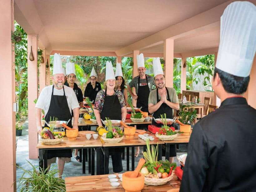 Cambodian Cooking Class - A local market before the cooking begins