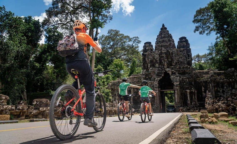 Cycle Angkor Backroad Bike Tour / E-Bike or Tuk Tuk - Baphuon and the Terrace of the Elephants add context