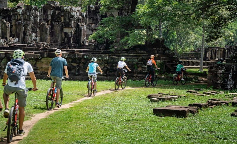 Cycle Angkor Backroad Bike Tour / E-Bike or Tuk Tuk - Ta Prohm puts the jungle back in the picture