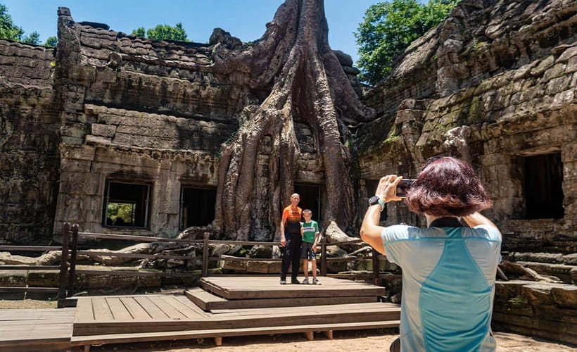 Cycle Angkor Backroad Bike Tour / E-Bike or Tuk Tuk - Angkor Wat works best late in the day