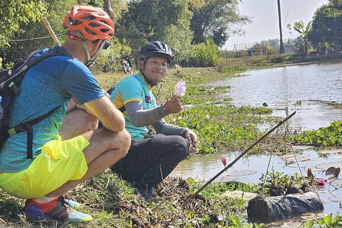 East Corner of Siem Reap - Roluos Group & Countryside - Leaving Siem Reap by bicycle at 7:30 am