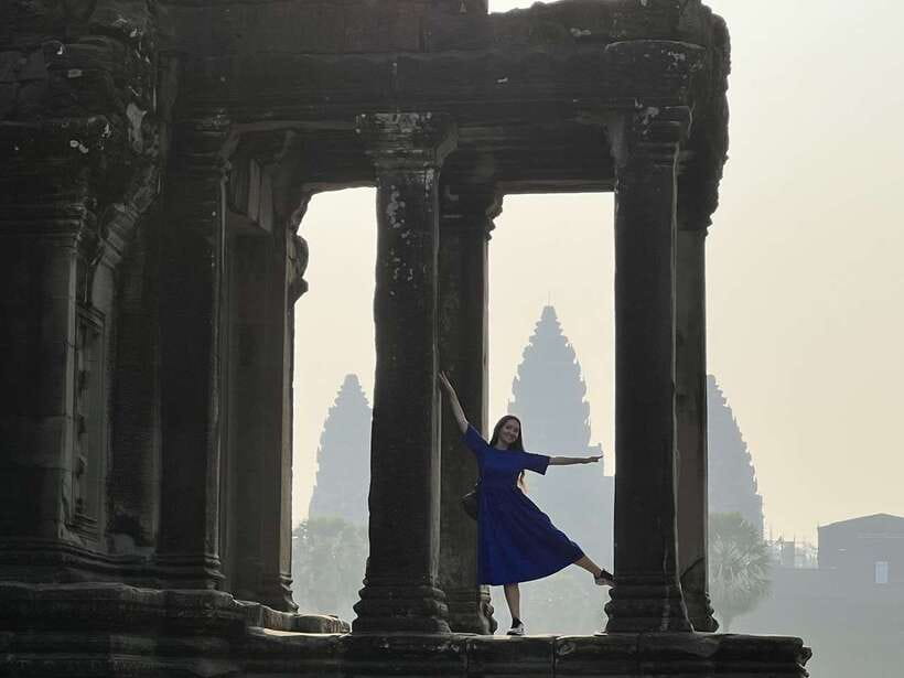 Explore Angkor Wat by Bike and Sunset - 3:00 pm: Bayon’s smiling stone faces