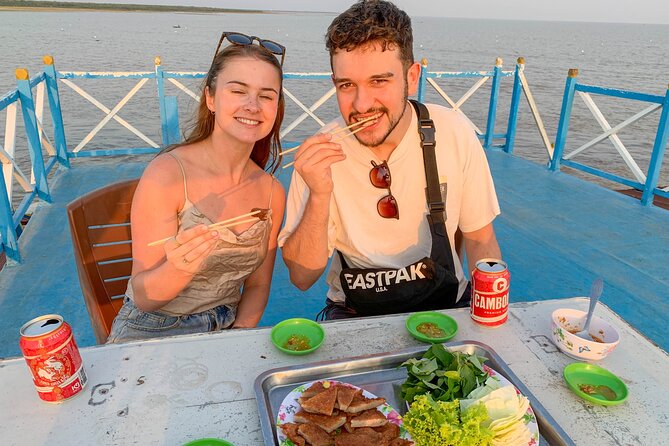Floating Village Sunset Boat Vespa Tour / Tuk Tuk Available - Sunset from Tonle Sap Lake