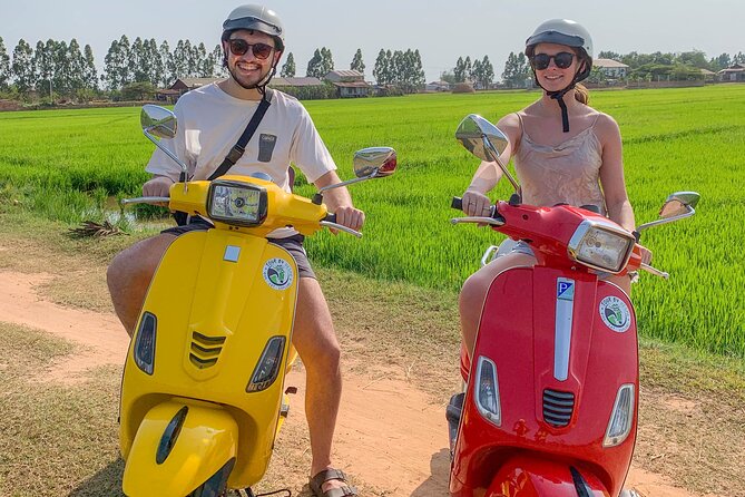Floating Village Sunset Boat Vespa Tour / Tuk Tuk Available - Who will enjoy this afternoon most