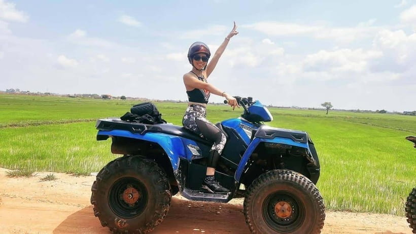 From Siem Reap: 02 Hours Quad Bike Tour in Countryside - Rice paddies, village roads, and water buffaloes