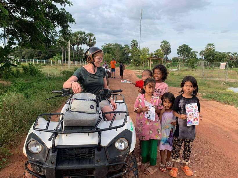 From Siem Reap: 02 Hours Quad Bike Tour in Countryside - A coconut break before the return route