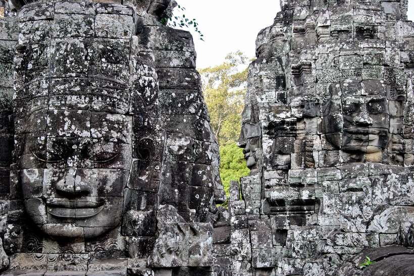 From Siem Reap: Angkor Wat Full-Day Private Tour & Sunrise - Bayon and its many stone faces
