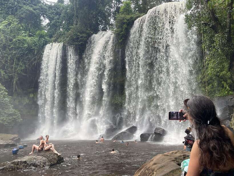 From Siem Reap: Banteay Srei and Kulen Waterfall Guided Tour - The sacred reclining Buddha at Preah Ang Thom