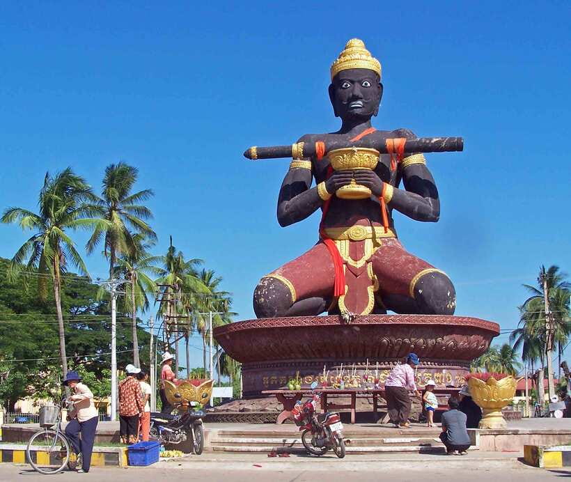 From Siem Reap: Battambang Day Trip Bamboo Train, Bats Cave - Ek Phnom Temple and its enormous white Buddha