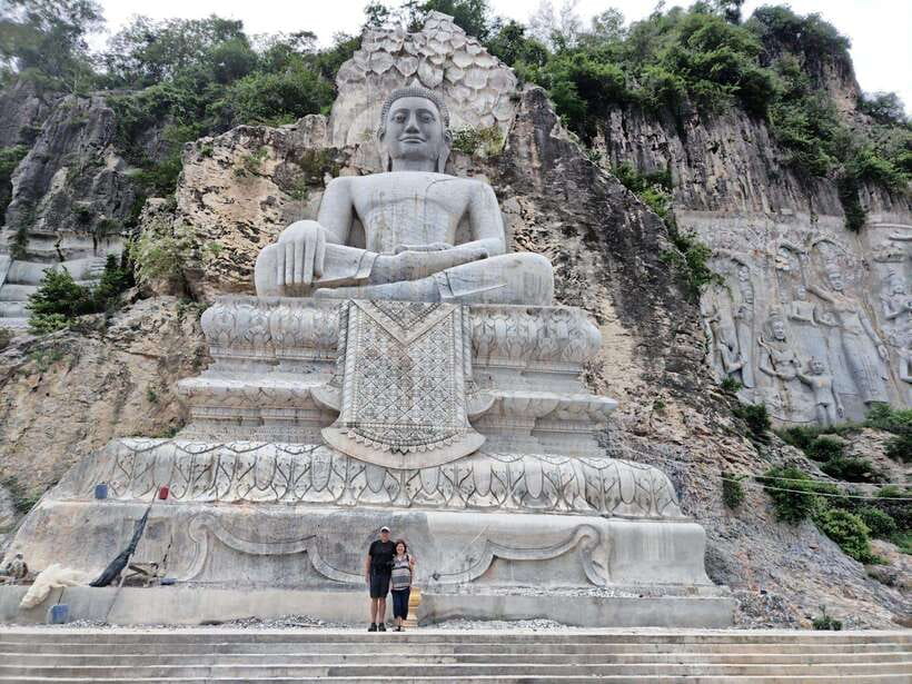 From Siem Reap: Battambang Day Trip Return or to Phnom Penh - Meeting the Black Man Statue in central Battambang