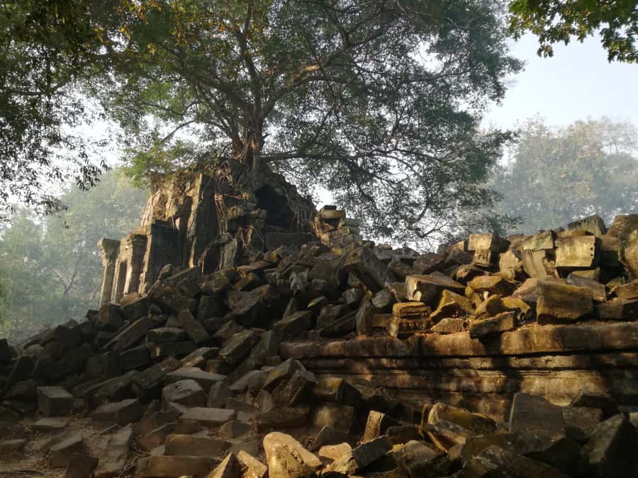 From Siem Reap: Half-Day Tour to Beng Mealea Temple - Two hours among fallen galleries and jungle