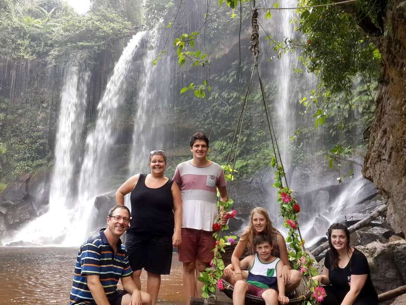 From Siem Reap: Small-Group Phnom Kulen Waterfall Day Tour - The waterfall: swim, cool off, and watch your footing
