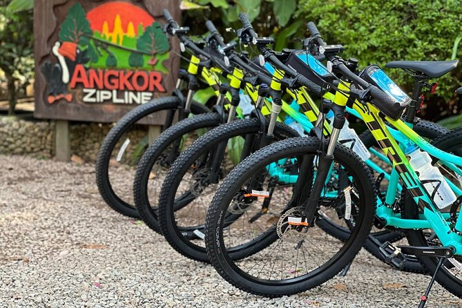 Full-Day Bike Tour in Siem Reap with Zipline - Cycling beyond the main Angkor paths
