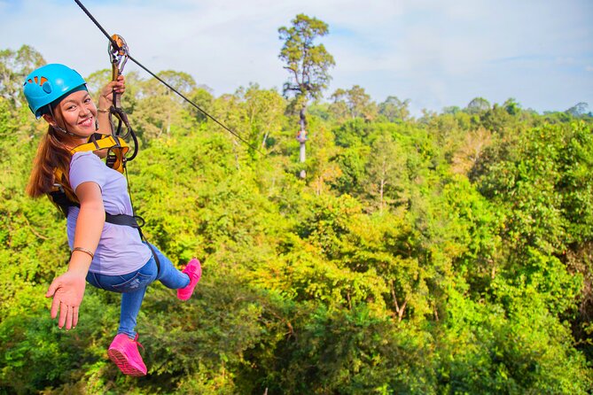 Full-Day Bike Tour in Siem Reap with Zipline - Victory Gate and the northern approach