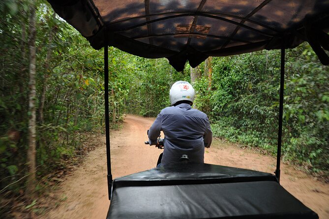 Guided Private Tuk Tuk Tour Angkor Wat and Small Circle and Five Extras - Banteay Kdei and Ta Prohm show two sides of jungle ruins