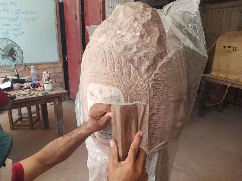 Half-Day: Silk Farm, Senteur Angkor, and Satcha Workshop - Satcha Handicraft Center: six workshops under Cambodian bamboo