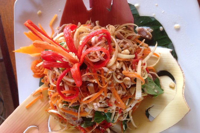 Khmer Gourmet Cooking Class - At the Old Market, ingredients become part of the lesson