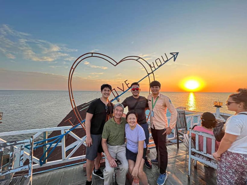 Kulen Mountain Tour with Picnic and Floating Village Sunset - Sunset on Tonle Sap
