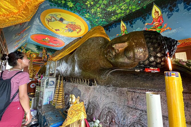 Kulen Mountain Waterfall Tour with Picnic Lunch from Siem Reap - Preah Ang Thom and the reclining Buddha