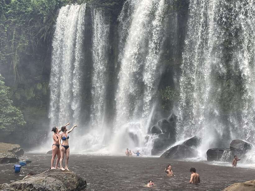 Kulen Waterfall Day Tour with Snacks Small-Group - A swim at Kulen’s main waterfalls