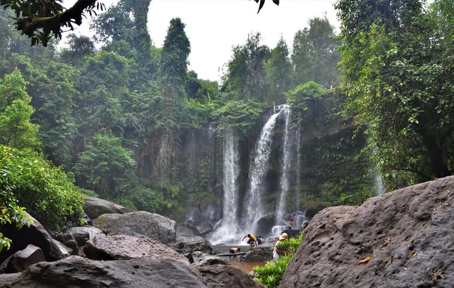 Kulen Waterfall: Rise and Shine with Cliff, Village w/ Guide - Key points at a glance