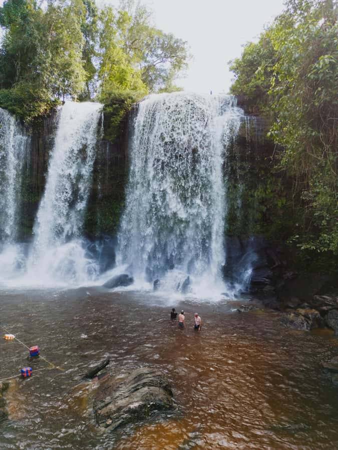 Kulen Waterfall: Rise and Shine with Cliff, Village w/ Guide - The Kulen waterfalls and time in the water
