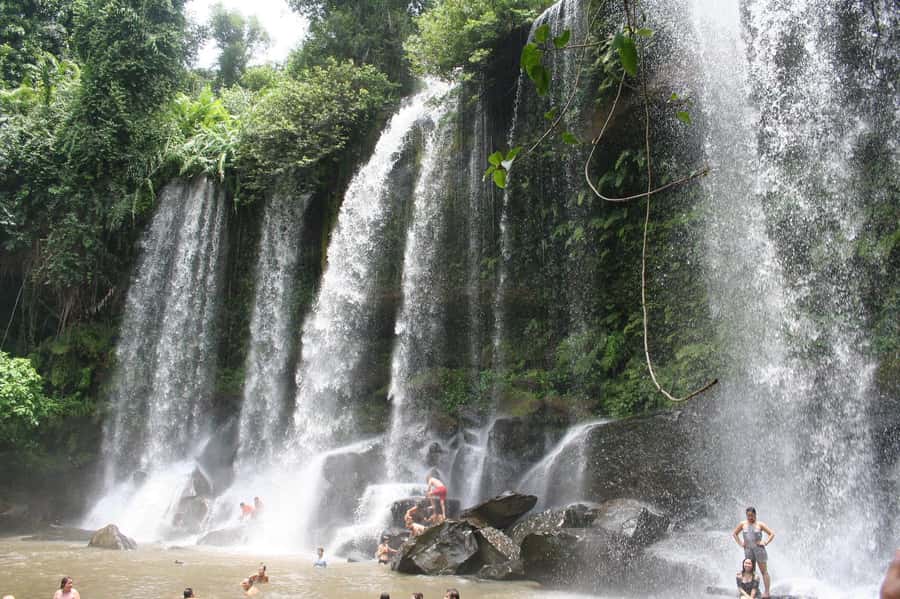 Kulen Waterfall: Rise and Shine with Cliff, Village w/ Guide - Forest cliffs and the final photo stop