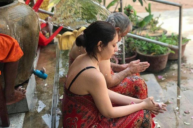 Monk Blessing Ceremony in Siem Reap - The practical matter of getting completely wet