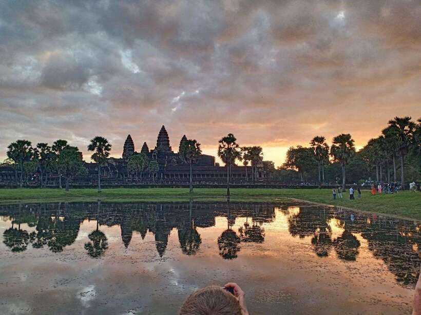 One Day Angkor Wat Trip with Sunrise - Sunrise at Angkor Wat starts the day