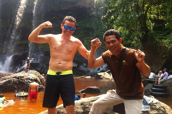 One Day Tour to Waterfall and Beng Mealea Temple - Preah Ang Thom and the reclining Buddha