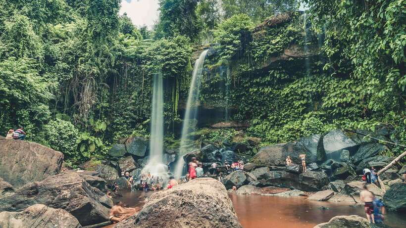Phnom Kulen National Park Admission Ticket - The River of 1,000 Lingas links water and Hindu imagery