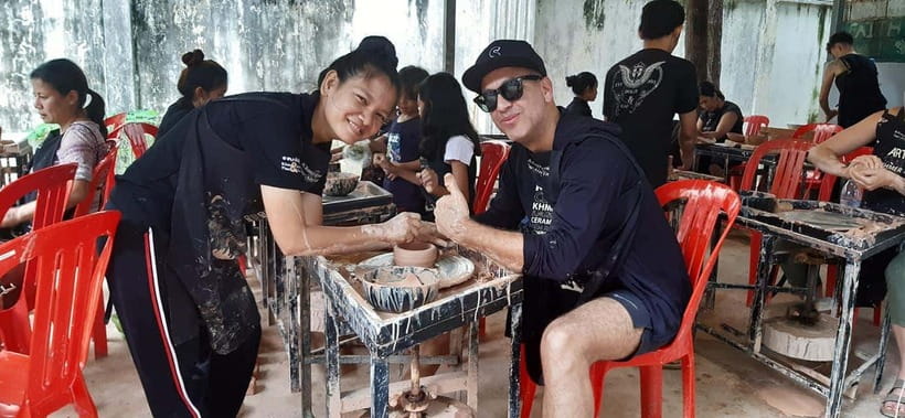 Pottery Classes Siem Reap with Pick up Drop off - Meeting a local pottery teacher