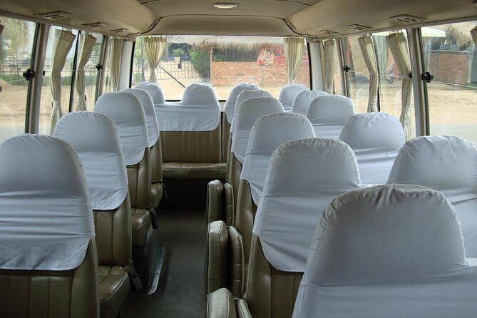 Siem Reap Angkor Airport to Siem Reap City by Shuttle Bus - A small group, with the usual shared-ride trade-off