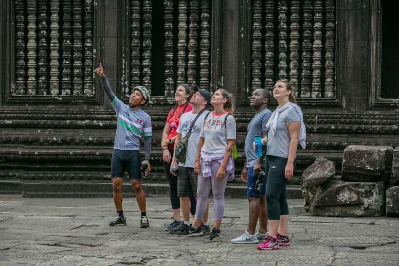 Siem Reap: Angkor Sunrise 2 Days Guided Bike Tour - Preah Khan and Ta Prohm show two different Angkor moods
