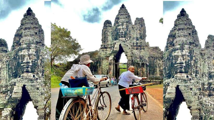 Siem Reap: Angkor Wat Sunrise Tour With Small Group - Bayon’s stone faces and Angkor Thom