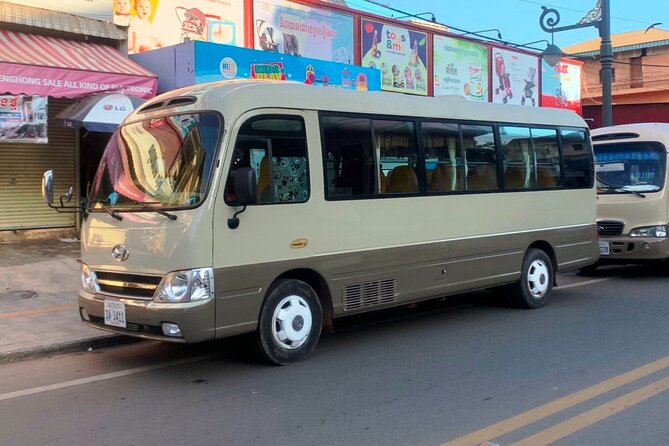 Siem Reap City to Siem Reap Angkor Airport by Shuttle Bus - A practical way to leave Siem Reap