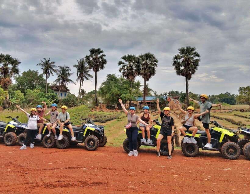 Siem Reap: Countryside Khmer village Tour by Quad Bike & ATV - Buddhist temples away from the main circuit