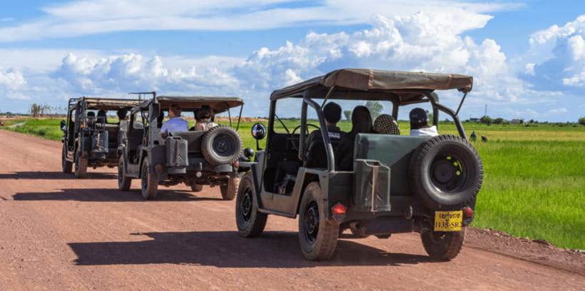 Siem Reap: Countryside Sunset Jeep Tour / SUV Available - The jeep ride, comfort, and weather
