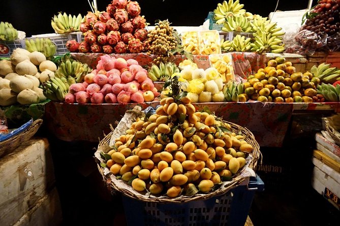 Siem Reap Evening Street foods Tours by Tuk Tuk - The food challenge: fried crickets and unfamiliar snacks