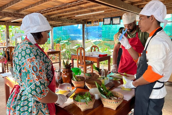 Siem Reap Guided Day Trip to Local Village and Cooking Class - Cooking Four Courses in a Local Kitchen