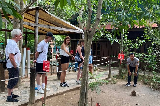 Siem Reap Guided Tour & Hero RATs at APOPO Visitor Center - Wat Thmei puts the past in view